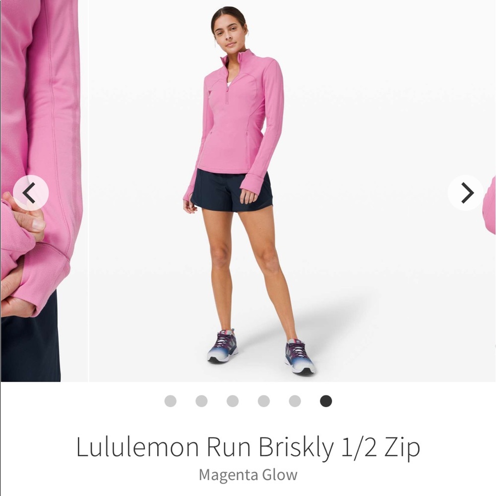 Lululemon Run Briskly Zip